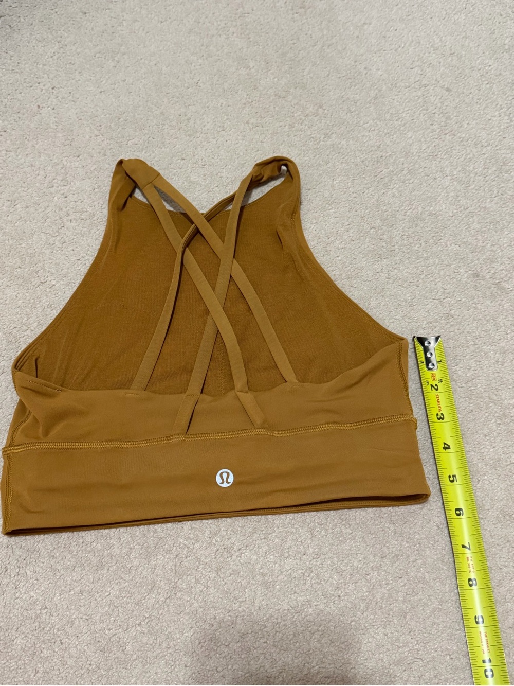 Lululemon athletica energy bra high neck long line size 6 euc - Picture 5 of 5